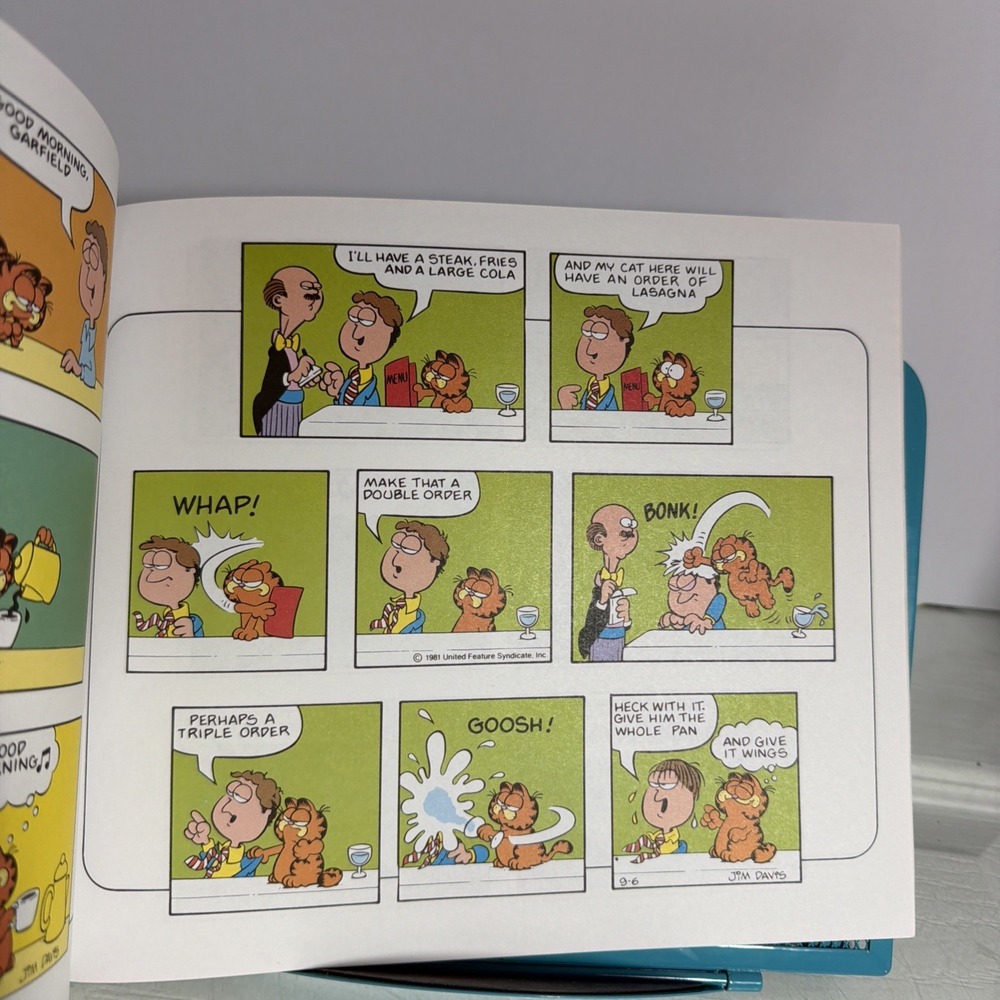 1983 "The Second Garfield Treasury" By Jim Davis, 1st Edition Ist Printing Vtg - Picture 10 of 11